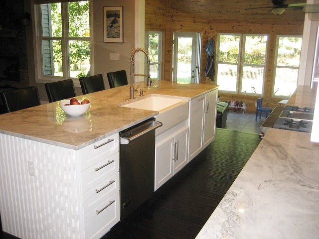 Kitchen Island with Dishwasher