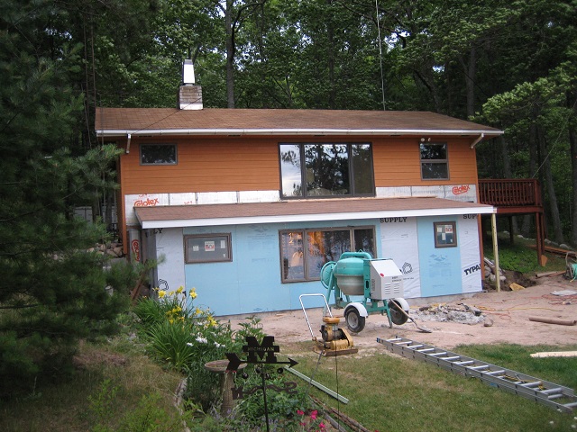 Addition Exterior Insulation