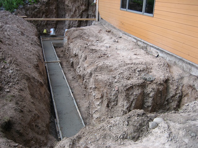 Footings for Addition