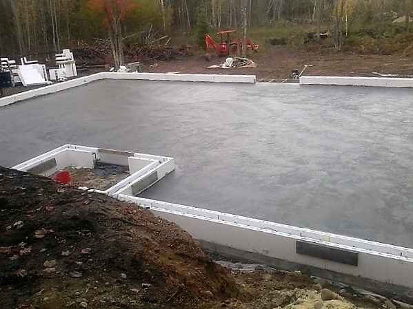 Floor Slab for New Home