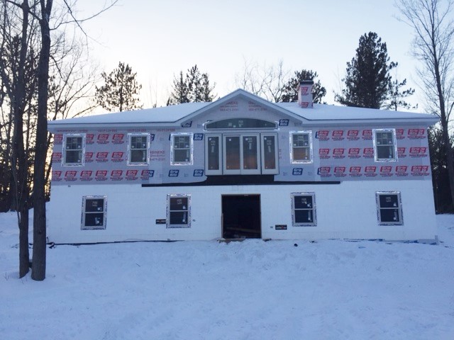 Rear View of New Home